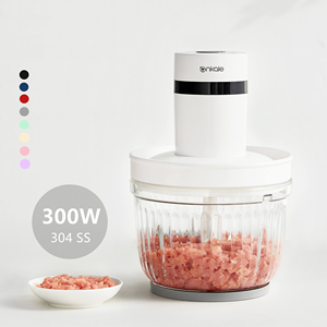 Robot culinaire électrique <span class=keywords><strong>4</strong></span> vitesses, <span class=keywords><strong>hachoir</strong></span> à viande, fonctionnement silencieux, <span class=keywords><strong>hachoir</strong></span> à légumes et préparateur de nourriture pour bébé, <span class=keywords><strong>bol</strong></span> en <span class=keywords><strong>verre</strong></span> 300W, <span class=keywords><strong>hachoir</strong></span> à viande. - Product Image 1