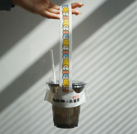 Vente en gros de housses de tasses à café en tissu imprimées sur mesure, de haute qualité, réutilisables, écologiques et tendance, pour boissons
