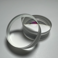 Lentille collée Apocromatico, lentille optique en verre achromatique de haute précision pour équipement optique