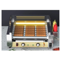 Machine à hot-dogs et gaufres électrique professionnelle commerciale, mini, nouvelle, 220V, portable