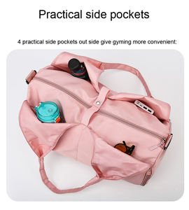 Venta caliente viaje gimnasio fitness deportes al aire libre yoga multifunción bolso de hombro impermeable seco húmedo bolsa separada <span class=keywords><strong>saco</strong></span> hombres mujeres - Product Image 6