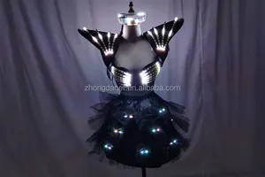 Cosplay futurista, ropa iluminada para mujer, espectáculo luminoso, fiesta, baile, Rave, Robot, Gogo, bailarina, ropa elegante - Product Image 3