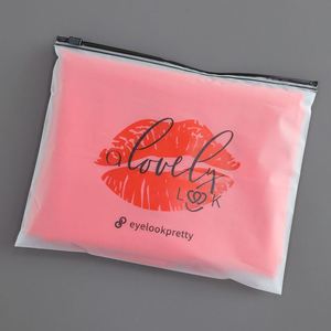 <b>Clear</b>/matte Biodegradable Cosmetic Box Packaging Set Plastic <b>Zip</b> Lock Recycled <b>Zip</b> Lock <b>Bag</b> Poly Frosted Zipper <b>Bags</b> - Product Image 5