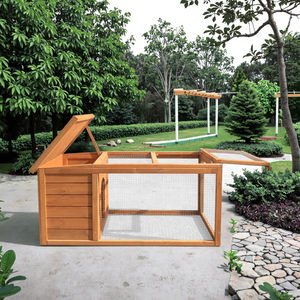 Venta al por mayor, casa de conejo de patio trasero, jaulas de conejo de madera para la venta - Product Image 4