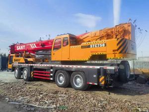 Merek cina 80 ton ponsel teleskopik Boom derek dipasang di semua medan mesin truk kondisi digunakan - Product Image 3