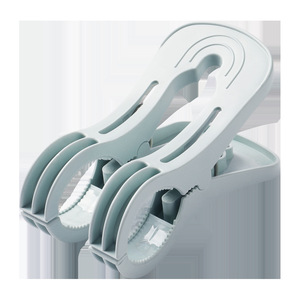 Large Plastic Clothes Drying <b>Clips</b> Double Toothed Windproof For Sheets Socks And Clothing Organizer <b>Hook</b> Type Durable - Product Image 5