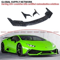 Lèvre de pare-chocs avant en fibre de carbone style DC pour Lamborghini Huracan LP610, accessoires de véhicule