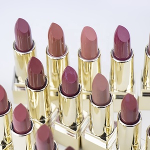 Wholesale Custom <strong>Cosmetic</strong> Long Lasting Vegan Nude Velvet Waterproof Matte Lipstick Private Label <strong>Manufacturers</strong> - Product Image 1