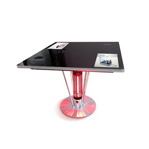 15.6 "Full HD <span class=keywords><strong>Jeu</strong></span> Jouer Double Écran Écran Tactile Kiosque Table Chauffage Fonction Stand Écran Tactile Tout en Un Station De Charge - Product Image 5