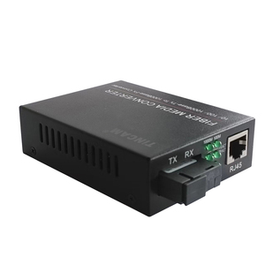TINCAM 10/100/1000M 1 * Cổng Sợi Quang + 1 * Cổng RJ45 Bộ Chuyển Đổi Phương Tiện <span class=keywords><strong>Ethernet</strong></span> Bộ Chuyển Đổi Phương Tiện Sợi Đơn 20KM - Product Image 1