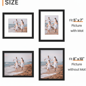 กรอบรูป MDF ทำจากไม้ธรรมชาติสำหรับตกแต่งโต๊ะและการแสดงภาพติดผนัง - Product Image 1