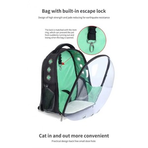 BSCI Factory Fashionable transparent pet <b>backpack</b> <b>carriers</b> breathable cats pet <b>carriers</b> for cat <b>dog</b> small animal - Product Image 2