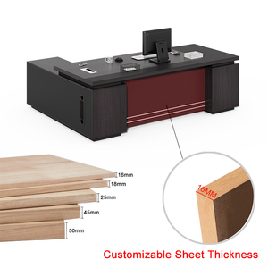 CEO điều hành bàn nhà sản xuất hàng đầu OEM cao cấp nội thất văn phòng quản lý bàn gỗ hiện đại phổ biến văn phòng thiết kế kinh tế - Product Image 4