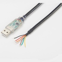 Chipset Ftdi de 1,8 m, USB personalizado RS485 a cable adaptador serie de cable abierto