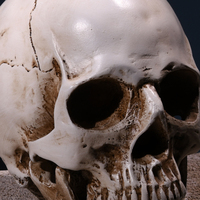 Figurine d'Halloween en résine, décoration gothique effrayante pour maison hantée, accessoire de fête sinistre