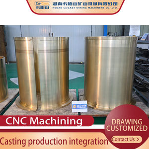 Buje de guía de bronce sin aceite ZcuAl10Fe3 Buje de cojinete de equipo metalográfico duradero - Product Image 3