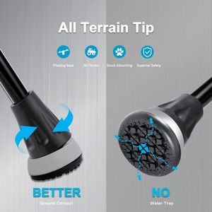 Bastone da Passeggio Regolabile e Pieghevole in Alluminio Rehand con Funzione di Muleta (78-96cm) per Anziani - Ausilio Medico Multiuso per la Deambulazione - Product Image 4