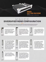 Fabricant d'équipements de découpe à couteau oscillant numérique CNC, machine de découpe personnalisée pour tissus, cuir et textiles