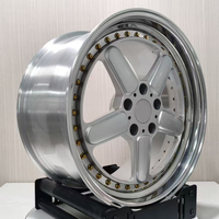 Jantes de voiture en alliage forgé de luxe personnalisées en 2 parties, 5x114.3, jantes forgées de 18, 19, 20, 22 pouces pour voitures HONDA, design étoile