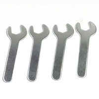 Clé à fourche plate hexagonale galvanisée Outils à main en acier au carbone M4 M5 M6 M7 M8 M10 M11 M12 M13 M14 M15 M16 M17 M18 M19 OEM