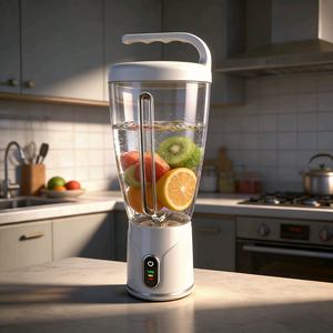 Nouveauté : Mixeur-presse-agrumes électrique portable sans fil 1000 ml, mixeur USB domestique avec fonction hachoir - Product Image 1