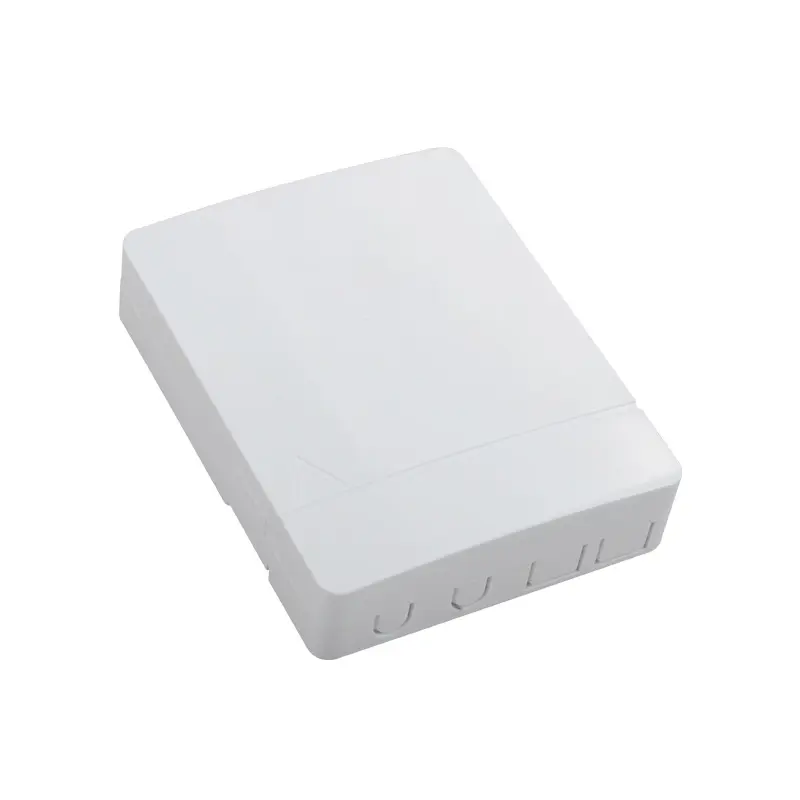 Mini 2 core wall mount plastic socket fiber terminal desk information box