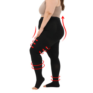 <span class=keywords><strong>Medias</strong></span> de compresión médicas graduadas de cintura alta para mujer, opacas, 20-30 mmHg, para uso hospitalario y <span class=keywords><strong>varices</strong></span> - Product Image 2