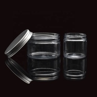 Faible quantité minimale de commande 30g 50g 100g de stockage des aliments pot en plastique PET transparent joint de thé pot