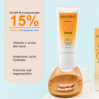 Krim BB dan CC Vitamin C OEM/ODM, Tabir Surya Wajah SPF 50, Pelembap, Makeup, Foundation Krim CC