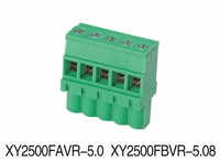 5.08mm/5.0mm bornier enfichable équivalent 2EDGKB WJ2EDGKB KF2EDGKB laiton Plug in PCB bornier 180 degrés Degson
