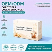 Bubuk Kolagen Cordyceps OEM ODM Label Pribadi Grosir Bunga Ginseng Cordyceps untuk Suplemen Kesehatan Lainnya