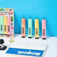 Ensemble de surligneurs à pointe oblique Pastel Macaron haute capacité utilisation de bureau étudiant pour stylo de grand livre à main marqueur dessin scolaire Doodles