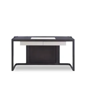 Mobilier de bureau moderne, station de travail rectangulaire en bois durable, bureau de bureau