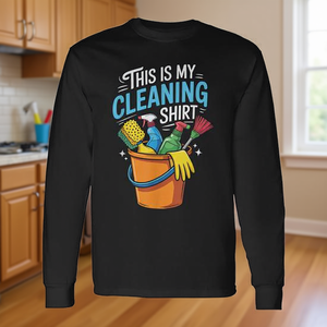 Esta es mi camiseta de limpieza de manga larga para tareas domésticas - Product Image 3