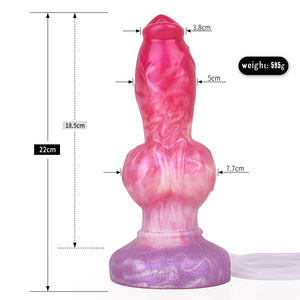 NNSX Fabrieksnieuwe product kleurrijke dieren dildo anale prostaat speeldildo ejaculerende squirter voor mannen en vrouwen - Product Image 2
