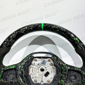 Volante Deportivo de Fibra de Carbono <span class=keywords><strong>Verde</strong></span> Forjado, Superventas, para BMW Serie G G20 G28 G29 G30 G32 G15 G01 G02 G05 G06 G07 G38 G11 - Product Image 5