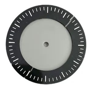 Reloj personalizado de fábrica, esfera de mármol auténtico negro con esfera de latón gris para relojes de zafiro con esfera de mármol blanco