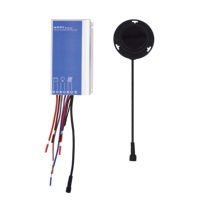 Contrôleur de charge solaire MPPT Lumiax 12V 24V 20A pour lampadaires solaires avec capteur micro-ondes haute efficacité