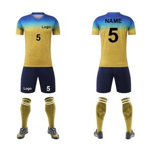 เสื้อฟุตบอลสั่งทำขายส่งปี 2026/27 สำหรับสโมสรฟุตบอลทุกเพศทุกวัย ไซส์ใหญ่พิเศษ ผลิตจากโพลีเอสเตอร์ 100% พิมพ์ลายด้วยความร้อน น้ำหนัก 220 กรัม แห้งเร็ว - Product Image 4