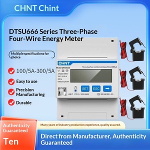 Transformador CTK de Plástico <span class=keywords><strong>Chint</strong></span> DTSU666 para Uso Profesional, 50Hz, 100/5A, 200/5A, 150/5A, Tipo Riel, Medidor de Energía Trifásico de Cuatro Cables - Product Image 3