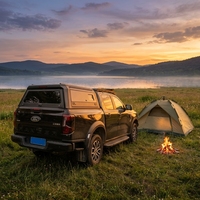 Couverture de benne rigide électrique rétractable et pliable pour Jeep Gladiator JT 2020-2026 - en alliage d'aluminium, étanche et verrouillable, pour benne de 5 pieds