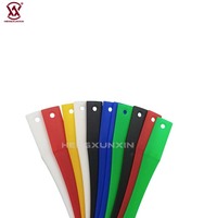 Livraison rapide : Sangle de poignet en PVC pour éventail, avec découpe en forme de cœur, rivets métalliques à pression détachables, poignée de remplacement pour éventails pliants