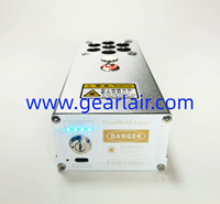 Pointeur laser haute puissance 125W, boîtier en alliage d'aluminium, lame en acier inoxydable, portée effective de 3m, contrôle de la température