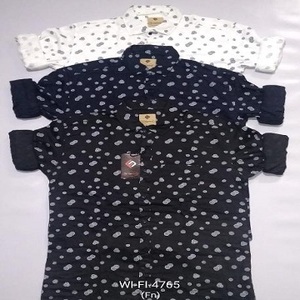 เสื้อสำหรับผู้ชายผ้าฝ้ายลำลองพิมพ์ลายเรขาคณิตปกสี่เหลี่ยมระบายอากาศได้ผ้าสักหลาดป้องกันการเกิดคราบ - Product Image 6