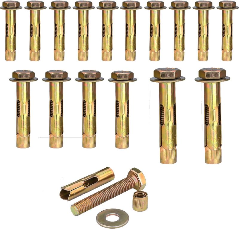 Expansion Rawl Screw Bolts Hex Nut