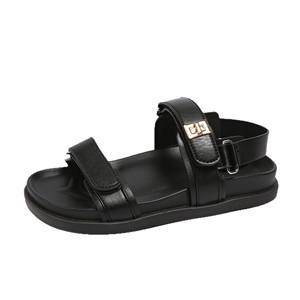 <span class=keywords><strong>Sandalias</strong></span> de Felpa para <span class=keywords><strong>Mujer</strong></span>, Diseño de Boca de Pescado, Talla Grande, Suela Doble Suave, Cuero Suave, Cómodas e Informales, para Verano - Product Image 5