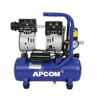 Compresseur d'air dentaire sans huile super silencieux 550W 9L, pour aérographe, avec sécheur silencieux 24L 9L 550W