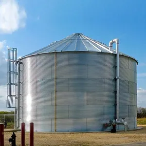 Tanque de almacenamiento de agua de acero corrugado para recolección de agua de lluvia Agricultura Acuicultura Industrial
