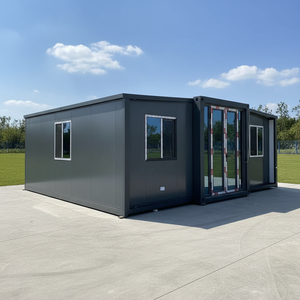 Lusso 20ft 30ft 40ft estendibile contenitore casa tetto uragano solare prefabbricato 3 camere da letto espandibile casa contenitore - Product Image 3