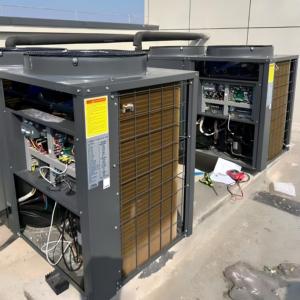Unité de condensation à air refroidi <span class=keywords><strong>U</strong></span> 5HP 8HP 10HP avec compresseur scroll pour réfrigération industrielle, chambre froide et congélateur, haute économie d'énergie R-410A - Product Image 6